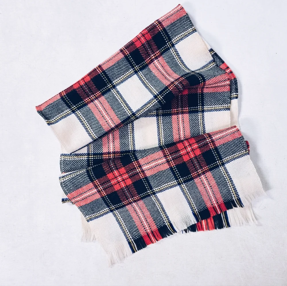 Plaid Zephyr Wool Scarf